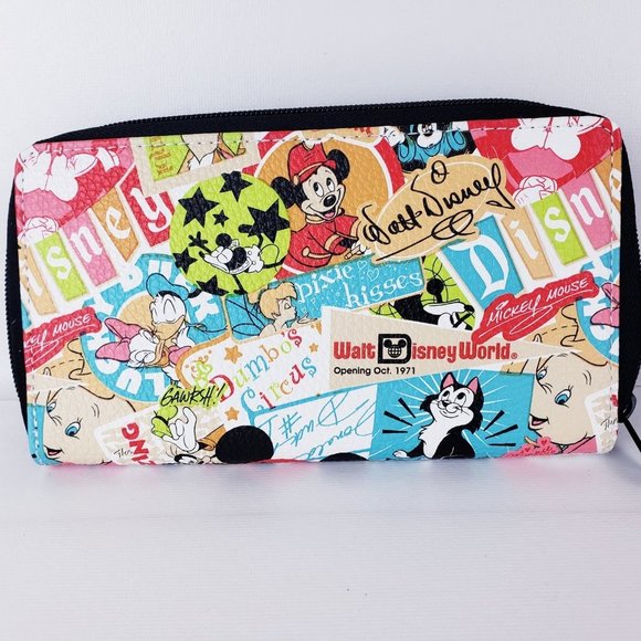 Disney Accessories - DISNEY Parks Zipper Wallet Credit Card Case Coin Purse Mickey Mouse
